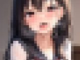 二次元制服美少女に大量ぶっかけ