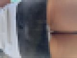 【再販】凄いよ！！ミニスカ過ぎて歩くだけでパンティー見えてます(*ノωノ)