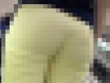 【FHD高画質】 怒涛の肉尻！！　迫力のイエローピタパン