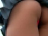 【再販】めくれミニスカ女子ちゃんのTバックパンティ覗き