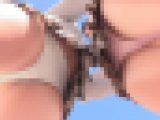 【接写JK26】パステル綿パン?ぷっくり陰唇を味比べ