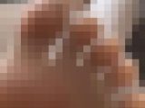 美脚OLのナチュラルパンスト足裏とつま先を目の前で…