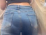 超Sクラスのエロケツ女子大生を堪能！パツパツなデニム尻を見せつけ食い込みで♂を誘う!