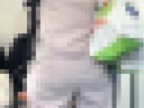 【後ろからの眺め28】パンツスーツのＯＬの柔らかそうなお尻を背後から観察！