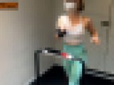 トレーニング後のGカップ美女が媚サプリで“ふにゃとろ?ん”　爆揺れ正常位＆バック挿入でぶっかけフィニッシュ