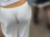 白いスケスケパンツのお姉さんの歩行動画セット(/ω＼)