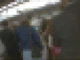 【再販】本物の満員電車に突撃!7 〜ノーブラで街を闊歩する分厚い唇女〜